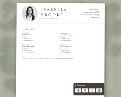 Executive Assistant Resume Template