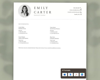 Graduate Nurse Resume Template