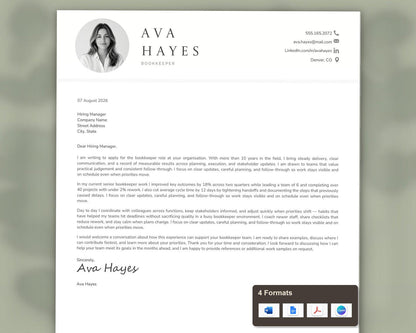 Bookkeeper Resume Template