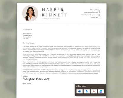 School Psychologist Resume Template