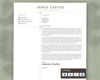Licensed Practical Nurse Resume Template