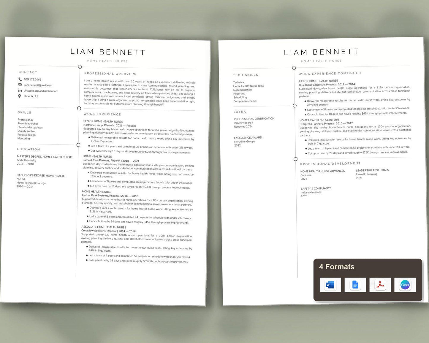Home Health Nurse Resume Template
