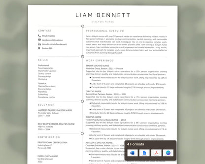 Dialysis Nurse Resume Template