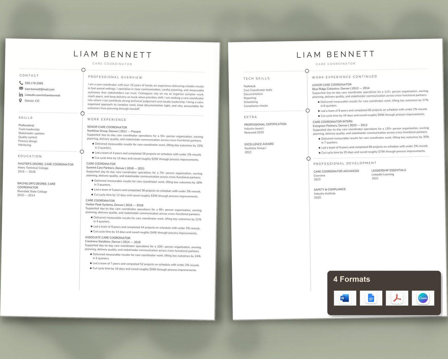 Care Coordinator Resume Template
