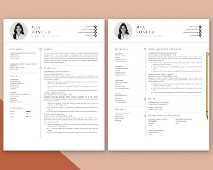 Physical Therapy Assistant Resume Template