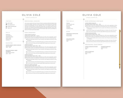 Career Counselor Resume Template