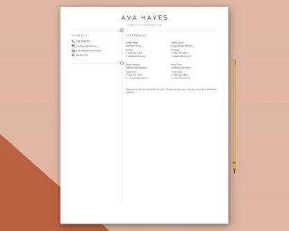 Office Coordinator Resume Template