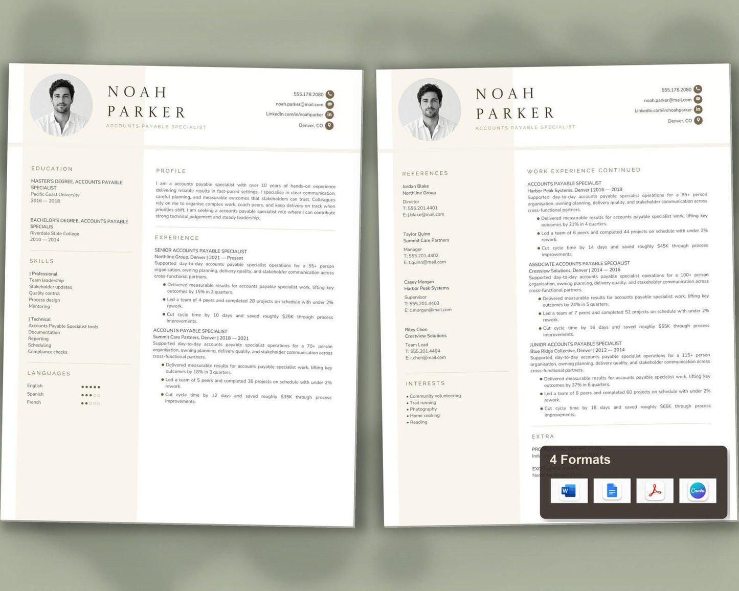 Accounts Payable Specialist Resume Template