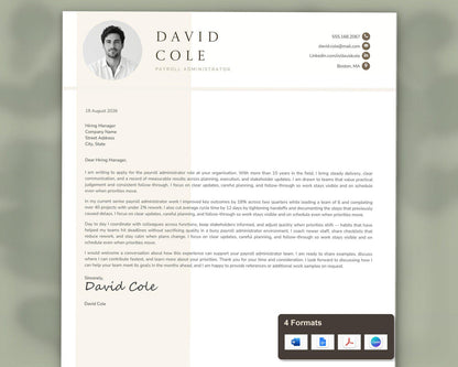 Payroll Administrator Resume Template