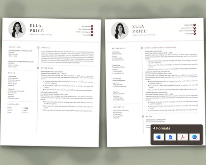 Mortgage Loan Officer Resume Template