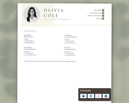 Digital Marketing Specialist Resume Template
