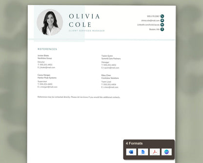 Client Services Manager Resume Template