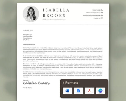 Medical Biller Coder Resume Template