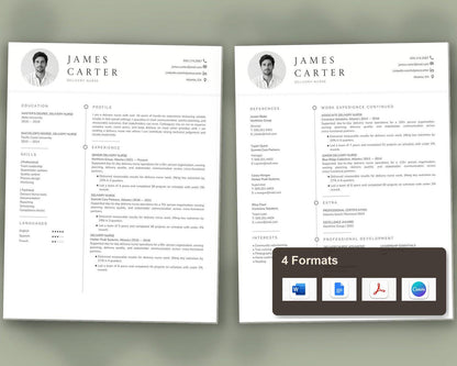 Delivery Nurse Resume Template
