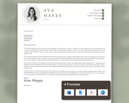 Nanny Resume Template