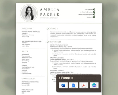Structural Engineer Resume Template