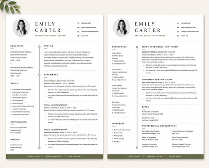 Special Education Teacher Resume Template