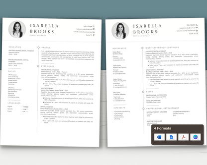 Dental Hygienist Resume Template