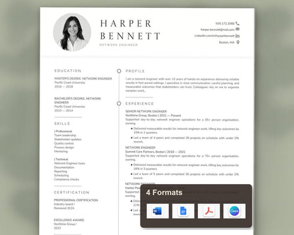 Network Engineer Resume Template
