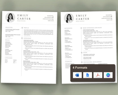 Brand Manager Resume Template