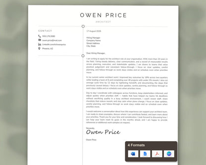 Architect Resume Template