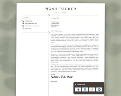 Consultant Resume Template