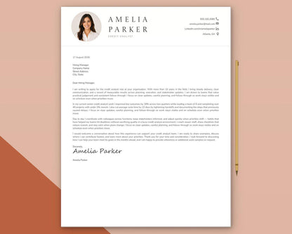 Credit Analyst Resume Template