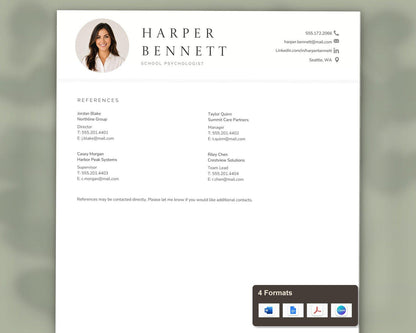 School Psychologist Resume Template