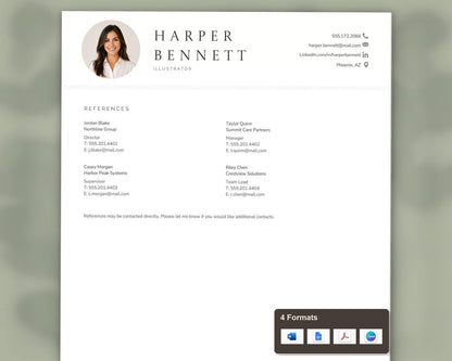 Illustrator Resume Template