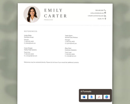 Producer Resume Template