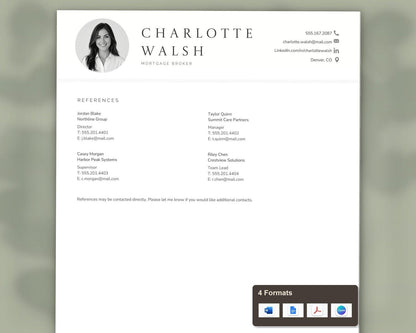 Mortgage Broker Resume Template