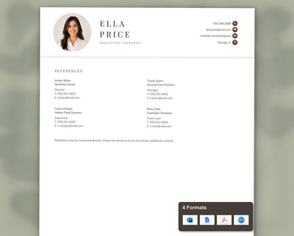 Radiation Therapist Resume Template