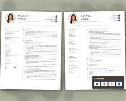 Occupational Therapy Assistant Resume Template