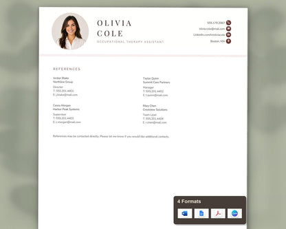 Occupational Therapy Assistant Resume Template