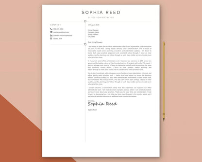 Office Administrator Resume Template