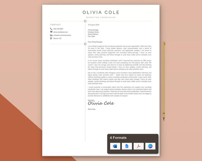 Recruiting Coordinator Resume Template
