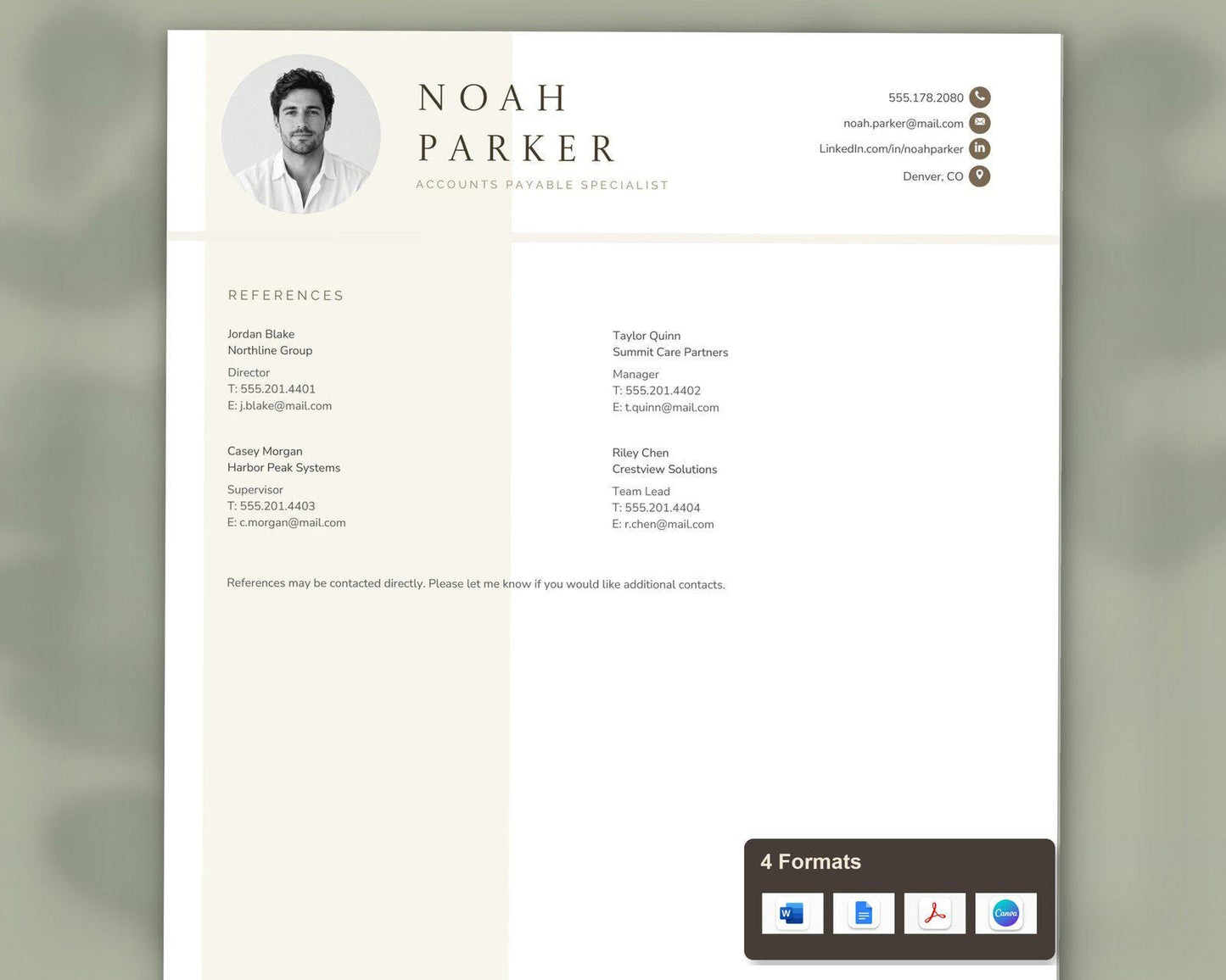 Accounts Payable Specialist Resume Template
