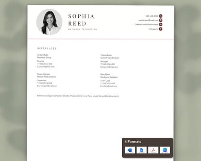 Network Technician Resume Template