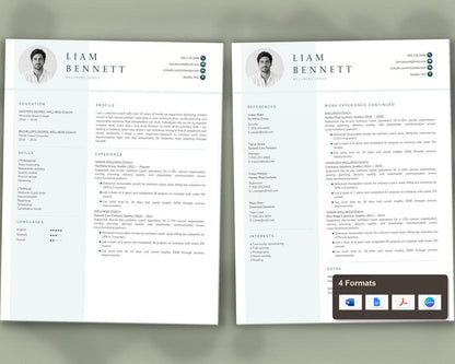 Wellness Coach Resume Template