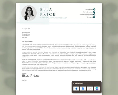 Customer Experience Specialist Resume Template