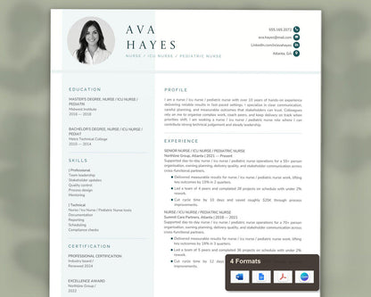 Nurse Resume Template