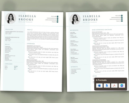 Dental Cad Technician Resume Template
