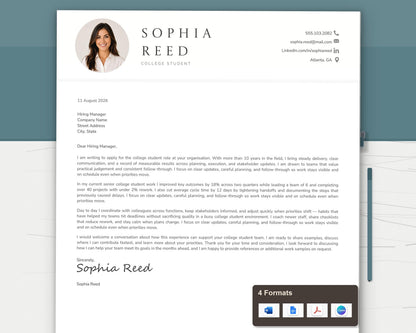 College Student Resume Template
