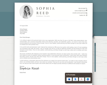 Personal Trainer Resume Template
