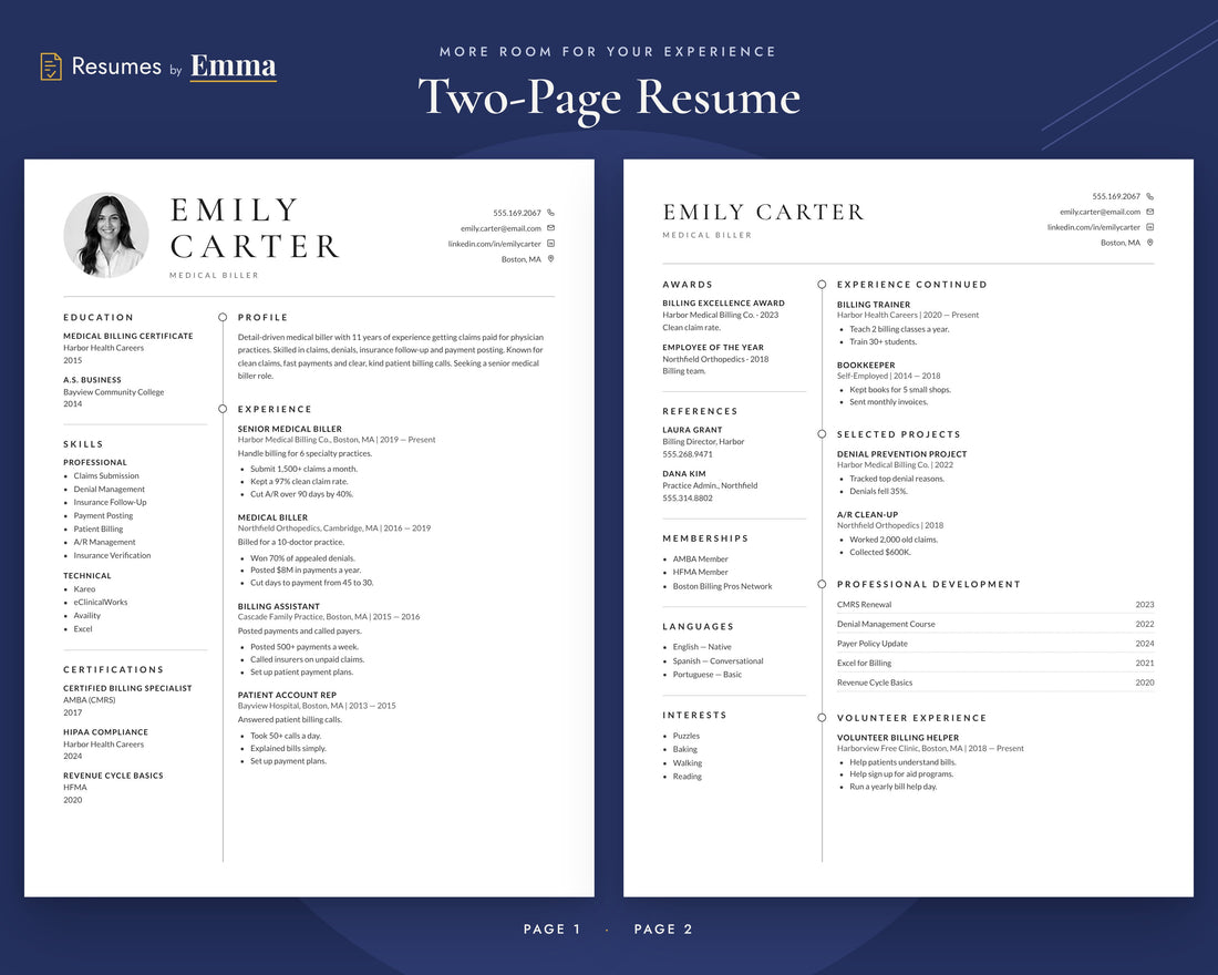 medical-biller 02 two-page