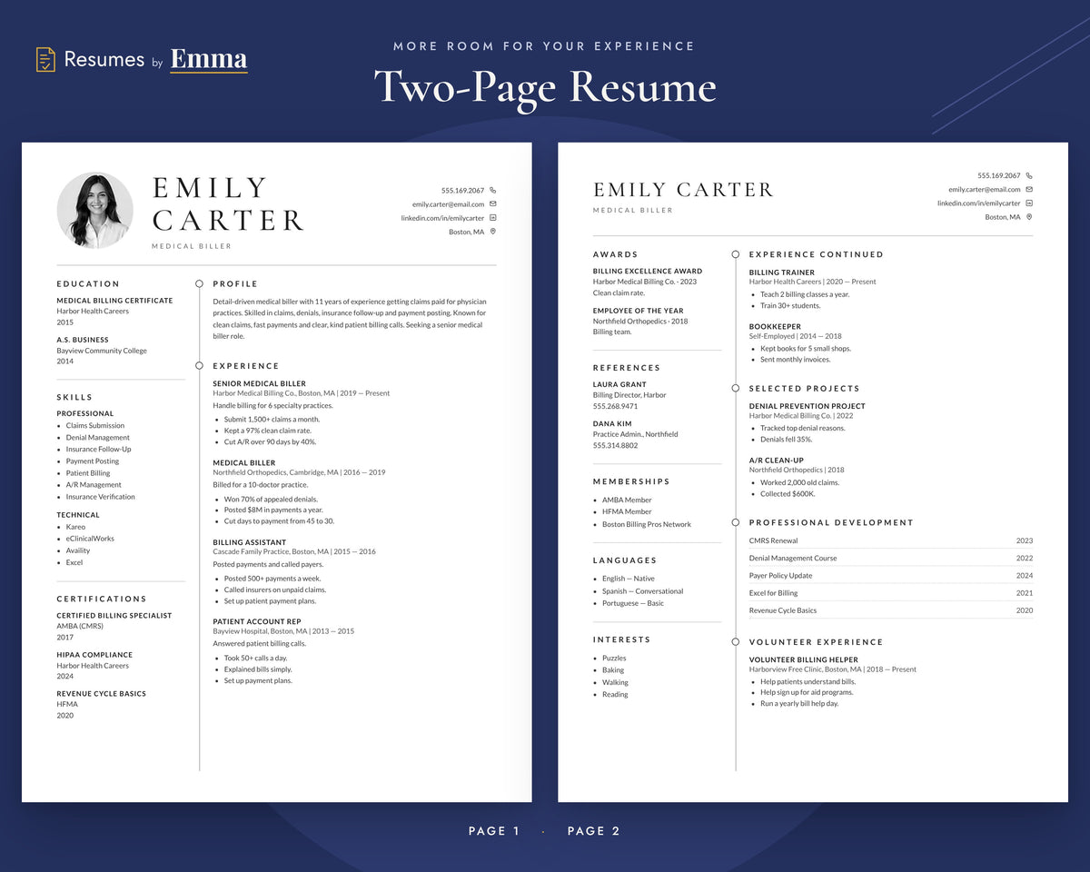 medical-biller 02 two-page