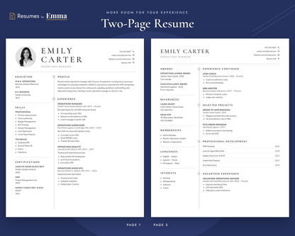 operations manager 02 two page
