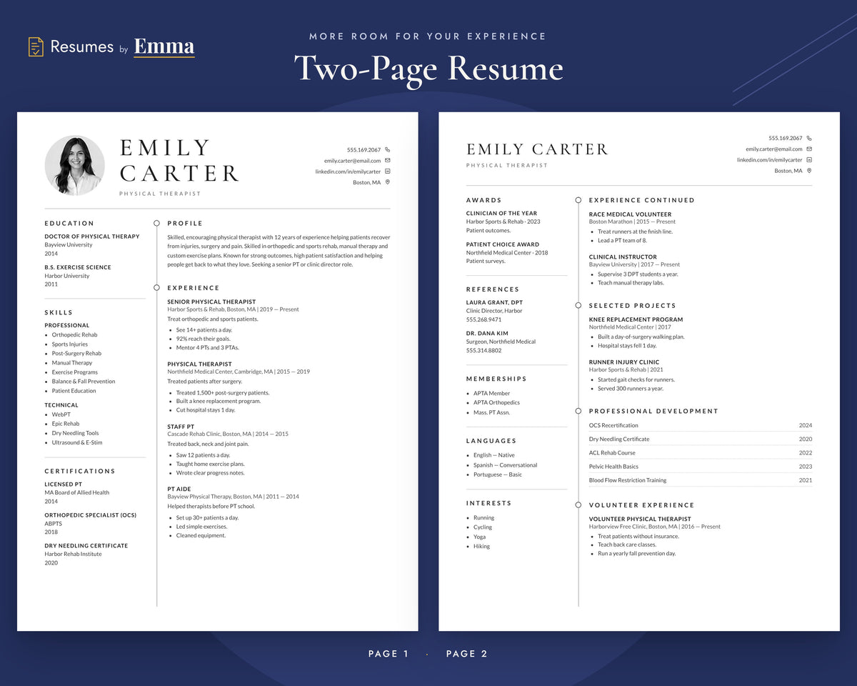 physical-therapist 02 two-page