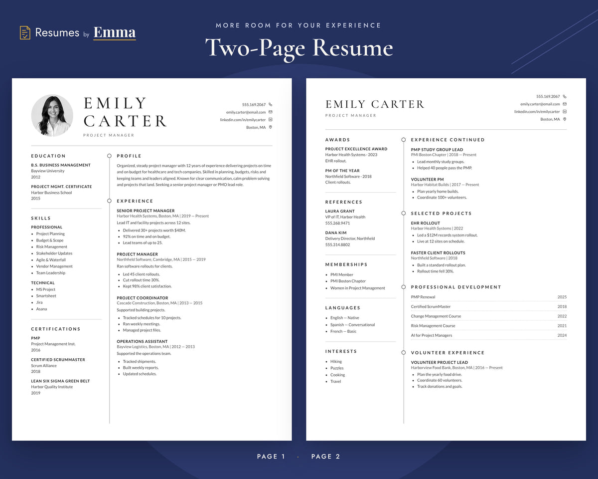 project-manager 02 two-page