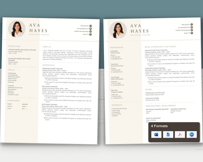 restaurant-manager 02 two-page